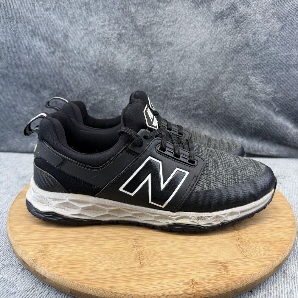 New Balance Fresh Foam Golf Shoes Mens Size 8.5 D Black Mesh Sneakers NBG4000BK